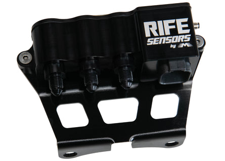 RIFE ProMod Series Transmission Combo Pack for TH400 Lock Up Transmission Pressure Triple Sensor Block Kit with Mount
