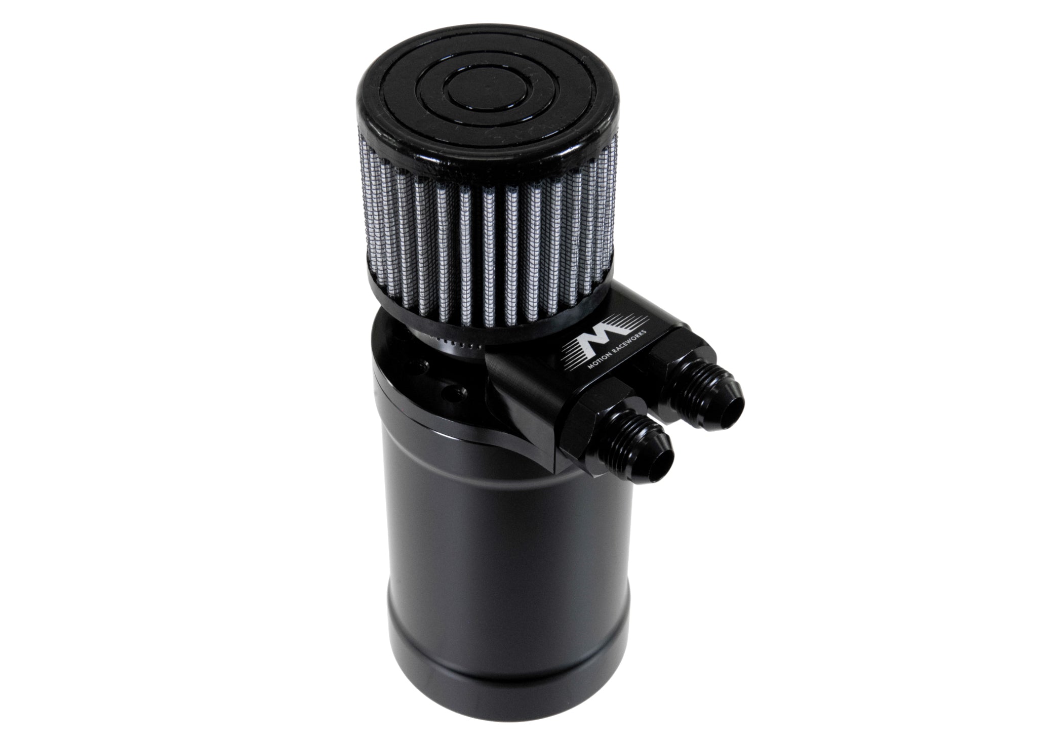 Top Loader Billet Internally Baffled Oil Catch Can (Dual 10AN Port