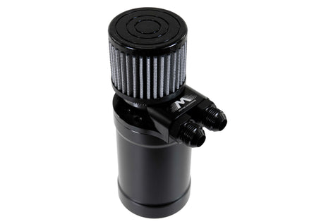 Top Loader Billet Internally Baffled Oil Catch Can (Dual 10AN Port)