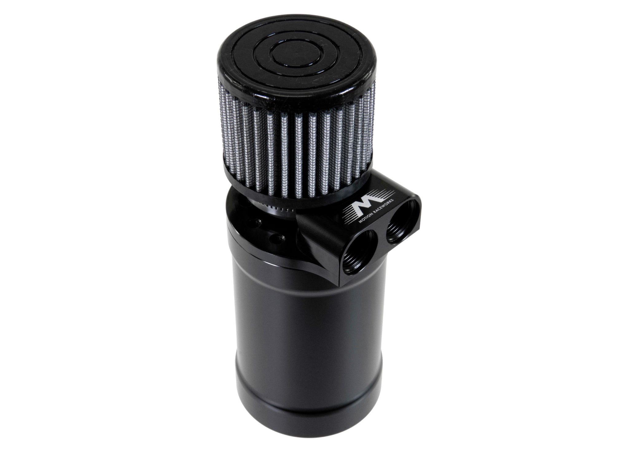 Top Loader Billet Internally Baffled Oil Catch Can (Dual 10AN Port