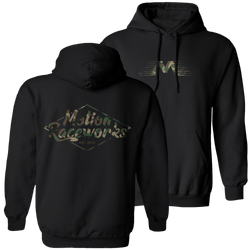 Motion Raceworks Camo Print Pull Over Hoodie