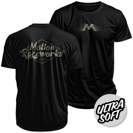 Motion Camoflauge Black Shirt District - Motion Raceworks