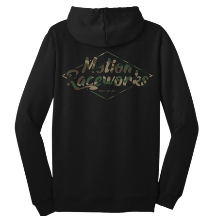 Motion Camo Print Zip Up Hoodie - Motion Raceworks