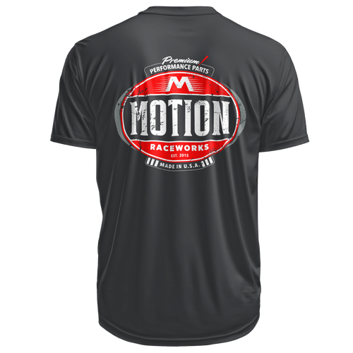 Motion Vintage Series Oil Can Shirt Gray - Motion Raceworks