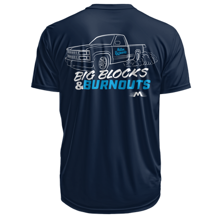 OBS Big Blocks & Burnouts Shirt - Motion Raceworks