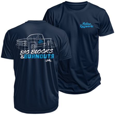 OBS Big Blocks & Burnouts Shirt - Motion Raceworks