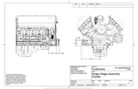 Coyote Single Stage External Wet Sump Oiling System Kit - Motion Raceworks