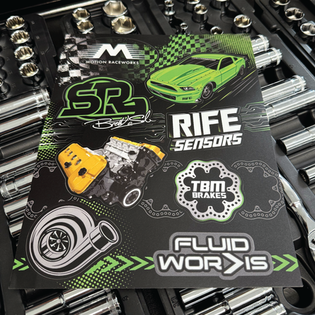 Snot Rocket Sticker Sheet 8.5"x11" - Motion Raceworks