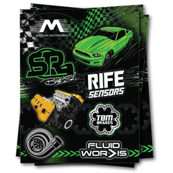 Snot Rocket Sticker Sheet 8.5"x11" - Motion Raceworks