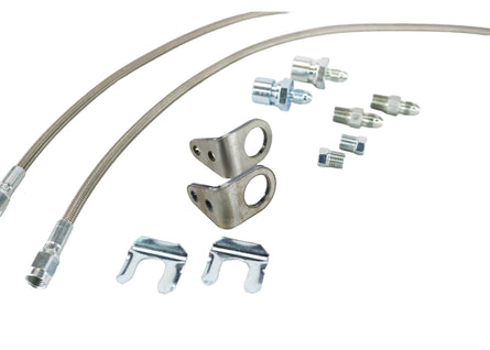 Front Brake Plumbing Kit for Aftermarket Brake Calipers - Motion Raceworks