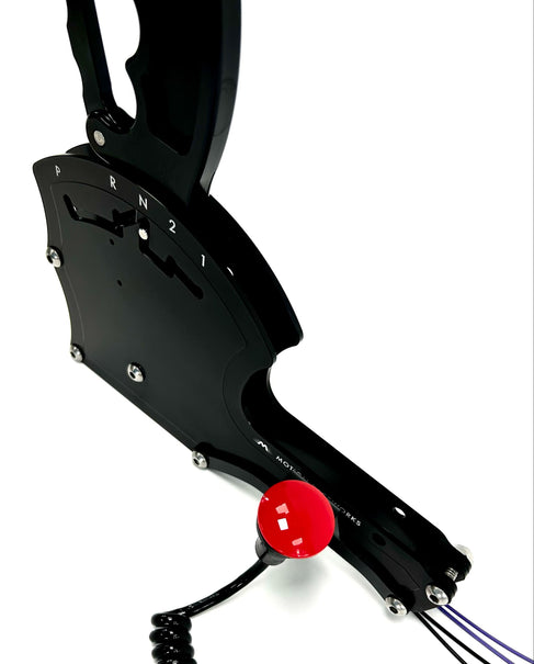 Operator Series Driver Side (LH) Button Mount for Rear Exit Cable Shifter - Motion Raceworks