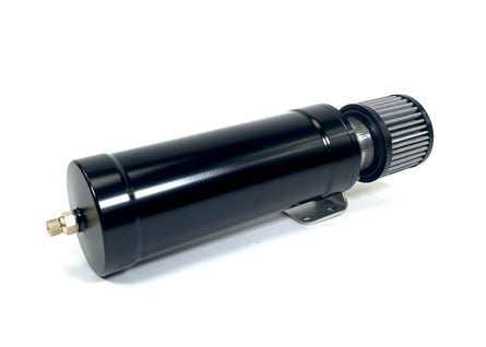 1 Qt XL Top Loader Billet Internally Baffled Oil Catch Can ( Single 12 AN Port ) - Motion Raceworks