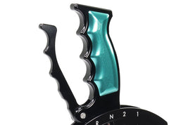 Operator Billet Grip Insert Set Teal Anodized 16-143-07