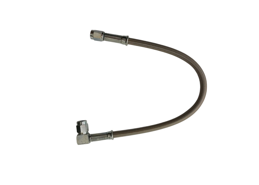 Fragola -3 AN Straight x -3 AN 90° 48" Hose Assembly 321048 - Motion Raceworks