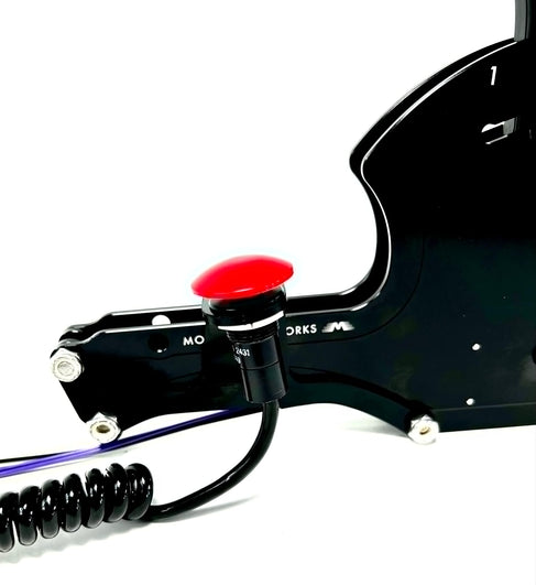 Operator Series Driver Side (RH) Button Mount for Rear Exit Cable Shifter - Motion Raceworks