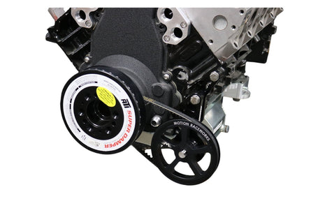 Motion Raceworks Driver Side LS Mechanical Belt Drive Fuel Pump Bracket Corvette Spacing - Motion Raceworks