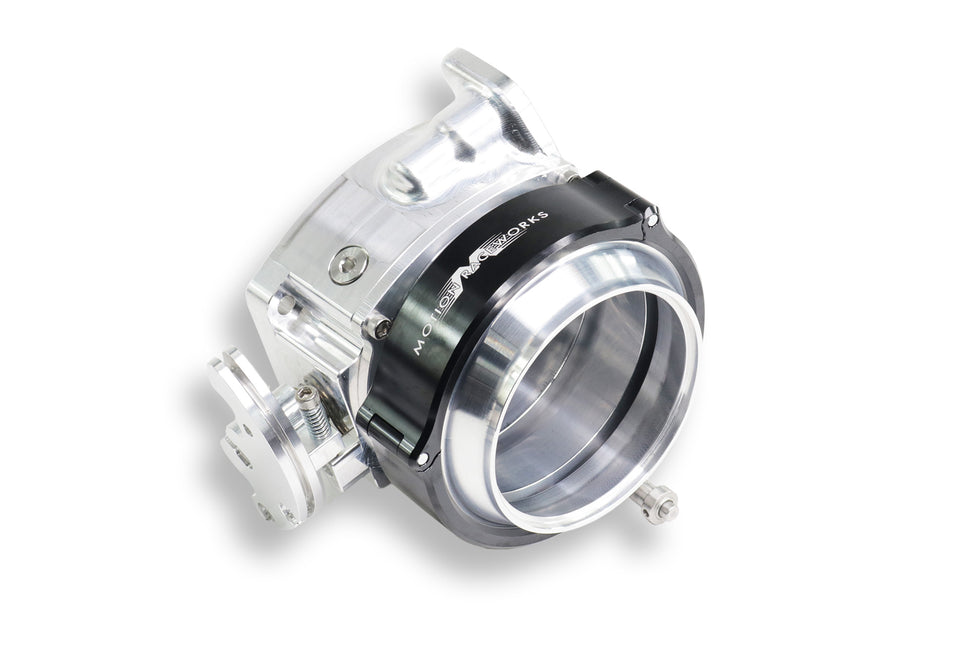 ICON 92/95mm Cable Drive Throttle Body (Bare Finish) w/ Interchangeabl ...