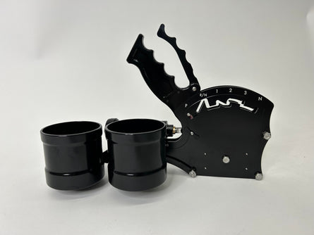 Operator Series Dual Billet Cup Holder Attachment for Rear Exit Cable Shifter-Motion Raceworks-Motion Raceworks