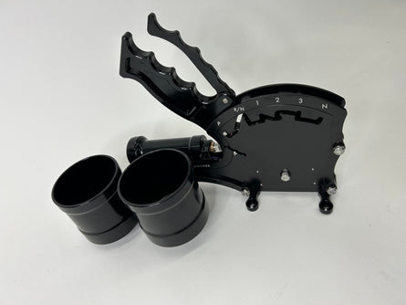 Operator Series Dual Billet Cup Holder Attachment for Rear Exit Cable Shifter-Motion Raceworks-Motion Raceworks