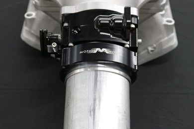 Quick Seal 4" Connector w/ Clamp for ICON 102mm Throttle Body - BLACK 10-14012BLK-Motion Raceworks-Motion Raceworks