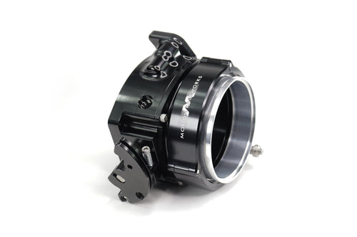 Quick Seal 4" Connector w/ Clamp for ICON 102mm Throttle Body - BLACK 10-14012BLK-Motion Raceworks-Motion Raceworks