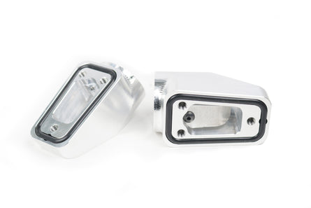 Motion Raceworks Billet Valve Cover Breathers Clear Anodized (Pair) 32-120 PAIR-Motion Raceworks-Motion Raceworks