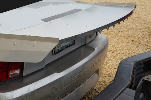 1999-04 New Edge Mustang Strutless 15" Aluminum Drag Wing w/ Adjustable Wicker 31-200-Motion Raceworks-Motion Raceworks