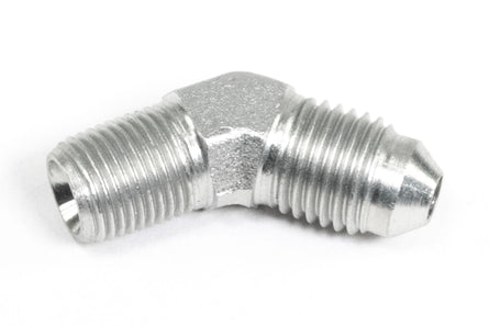 1/8" to 4AN 45° Steel Turbo Oil Feed Fitting 34-00023-N/A-Motion Raceworks