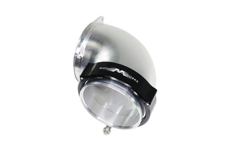 High Flow 90° Tight Radius 4" Quick Seal Attachment for ICON 102mm Throttle Body - BARE 10-14017-Motion Raceworks-Motion Raceworks