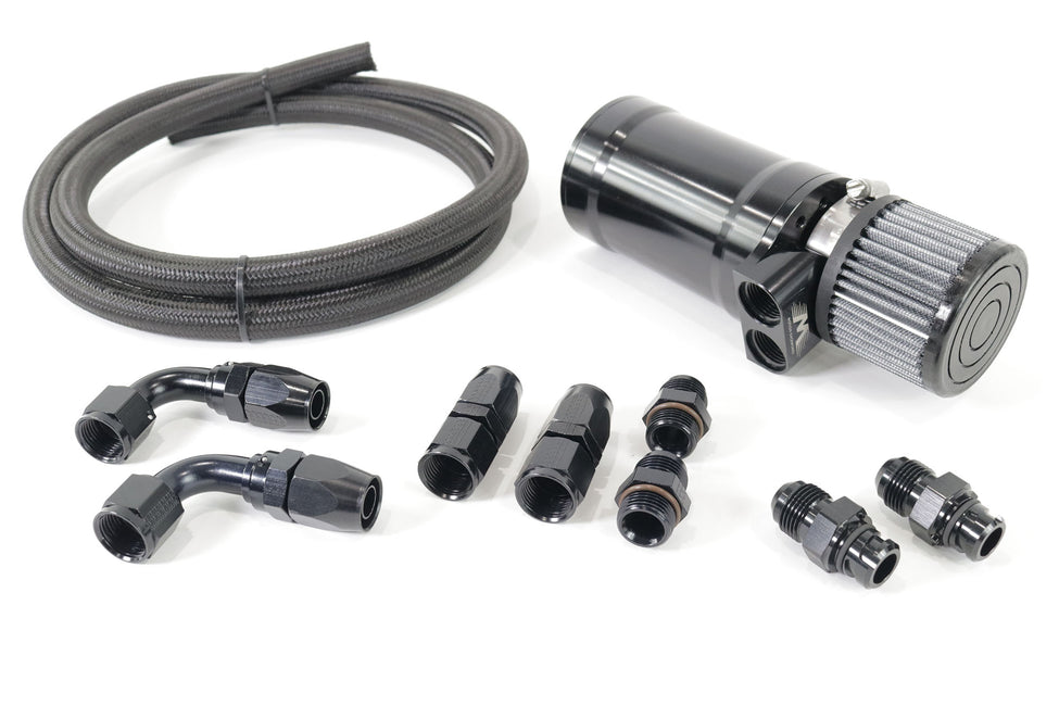 Motion Raceworks Top Loader Billet Catch Can Coyote Kit