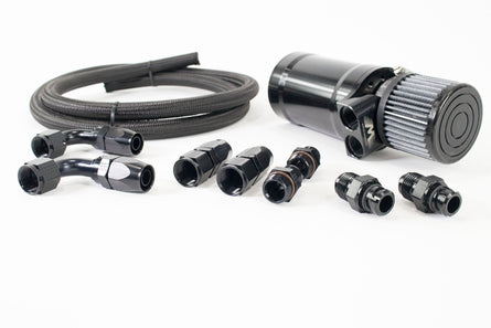 Top Loader Billet Catch Can Kit Godzilla 7.3 Ford 32-100CK-Motion Raceworks-Motion Raceworks