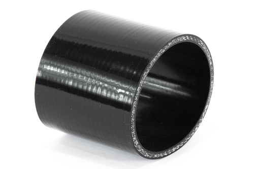 3.5" ID Straight Reinforced Silicone Coupler (Black)-Motion Raceworks-Motion Raceworks