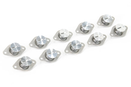7/16 Bare Aluminum Dzus Fastener, Self Eject (10 Pack)-Motion Raceworks-Motion Raceworks