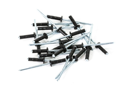 Motion Raceworks 1994-04 S10 S10/Sonoma/Blazer Dzus Hood Rails (34") (Black Anodized)-Motion Raceworks-Motion Raceworks