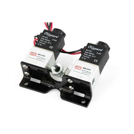 Boost Leash Dual Solenoid Mounting Bracket Clamp or Bolt On 21-10007-Motion Raceworks-Motion Raceworks