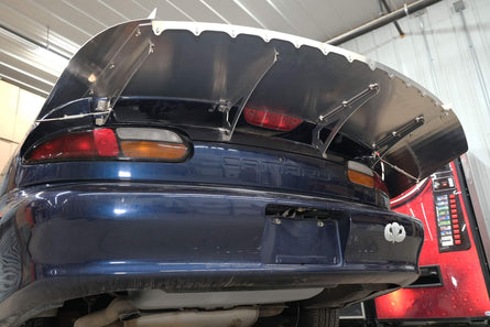 1993-2002 4th Gen Camaro 15" Strutless Drag Wing w/ Adjustable Wicker 31-180-Motion Raceworks-Motion Raceworks