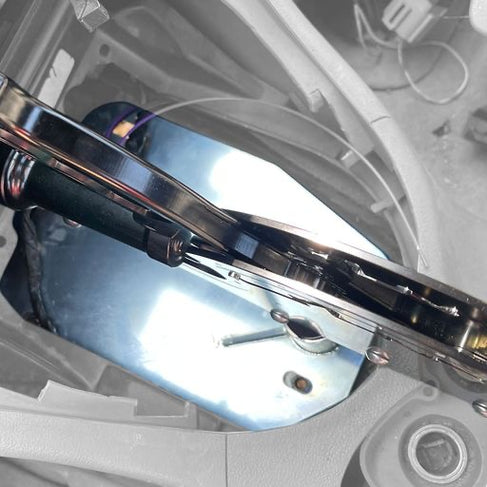 1979-2004 Mustang Operator Shifter Mounting Plate Factory Manual Trans-Motion Raceworks-Motion Raceworks