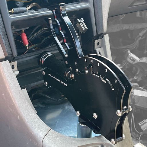 1979-2004 Mustang Operator Shifter Mounting Plate Factory Manual Trans-Motion Raceworks-Motion Raceworks