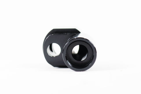 Billet Dual Channel In Line Flex Fuel Sensor Mount 6, 8, 10AN Sensor Not Included-Motion Raceworks-Motion Raceworks