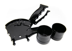 Operator Series Dual Billet Cup Holder Attachment for Front Exit Cable Shifter-Motion Raceworks-Motion Raceworks