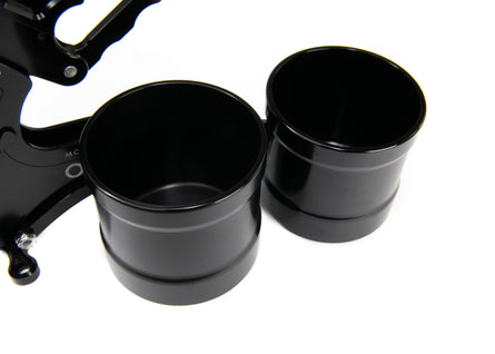 Operator Series Dual Billet Cup Holder Attachment for Front Exit Cable Shifter-Motion Raceworks-Motion Raceworks