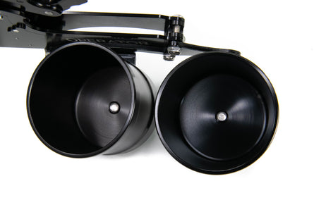Operator Series Dual Billet Cup Holder Attachment for Front Exit Cable Shifter-Motion Raceworks-Motion Raceworks