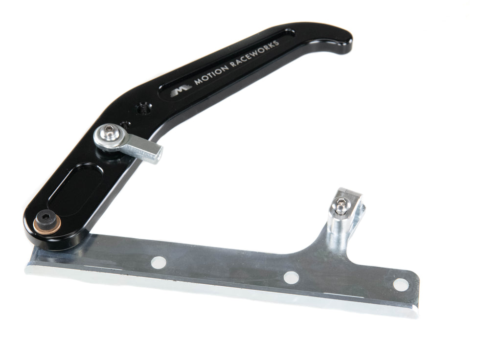 Motion Raceworks Black Billet Parachute Handle Release Lever & Cable M