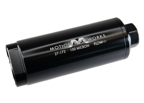 Motion Raceworks Dual 10ORB Inlet Pre Fuel Filter w/ Mount (100 Micron) 27-173-Motion Raceworks-Motion Raceworks