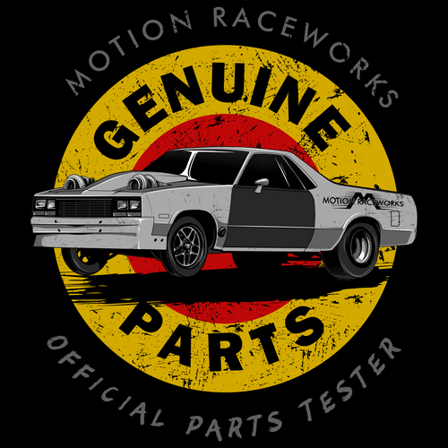 Mullet Genuine Parts 4"x4" Sticker-Motion Raceworks-Motion Raceworks
