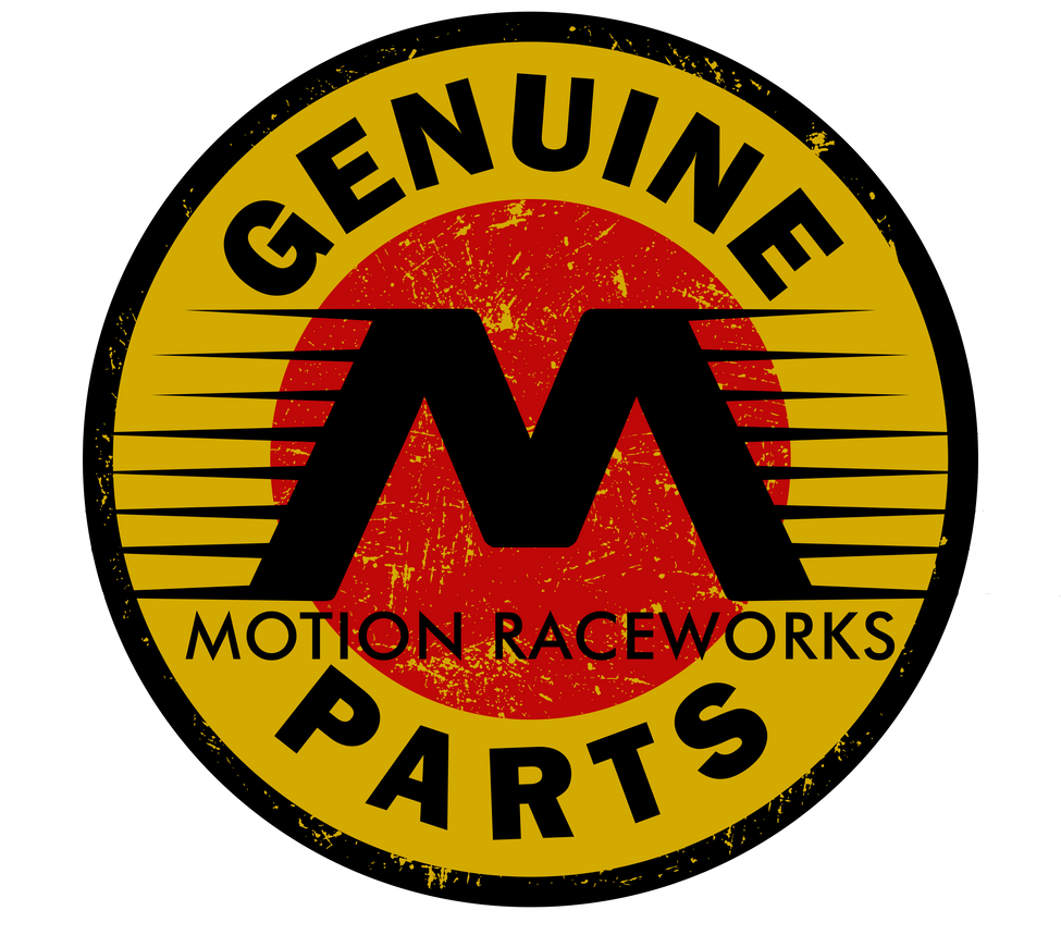 Motion Genuine Parts Sticker 4"x4" Motion Raceworks