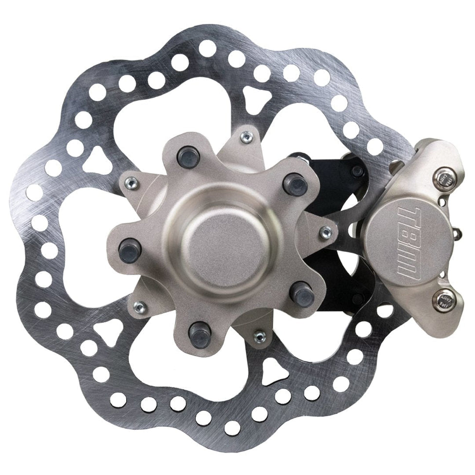 64-67 Chevy Malibu Front Drag Racing Brakes Disc/Drum Spindle (w/ New Aluminum Hub) 001-0233-TBM Brakes-Motion Raceworks