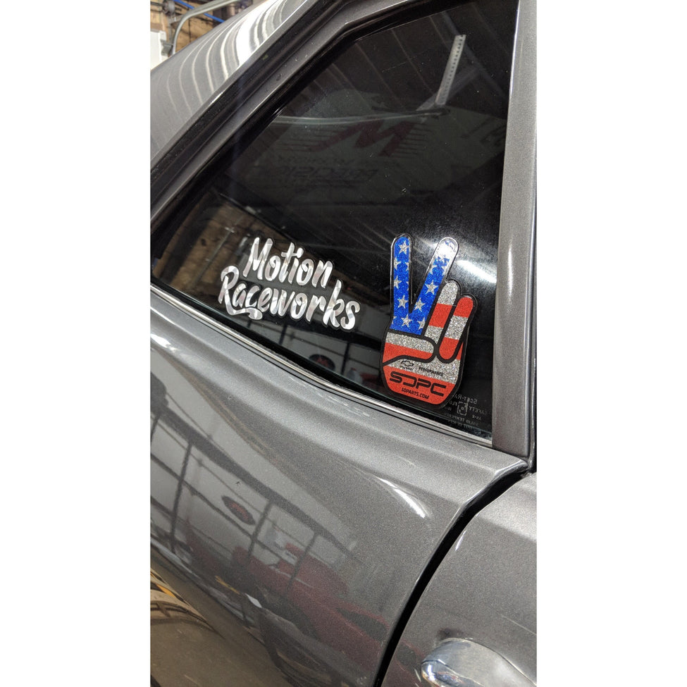 Motion Retro Decal 8” Long - MD-R8 Silver – Motion Raceworks