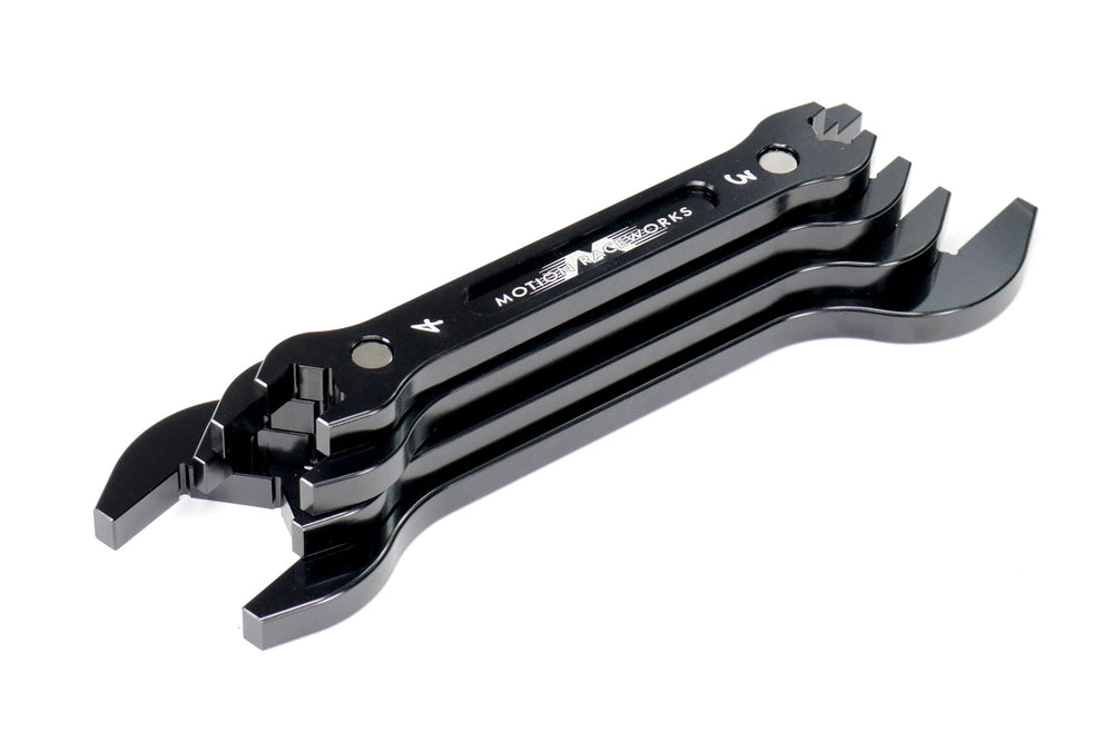 Motion Billet AN Wrenches 3AN thru 20AN Black Anodized 34-101BLK-Motion Raceworks-Motion Raceworks
