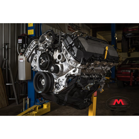 Motion Raceworks 4.6 & 5.4 Modular Ford Engine Diaper, NHRA & IHRA Approved (For Motor Mounts, w/Cutouts)-Motion Raceworks-Motion Raceworks